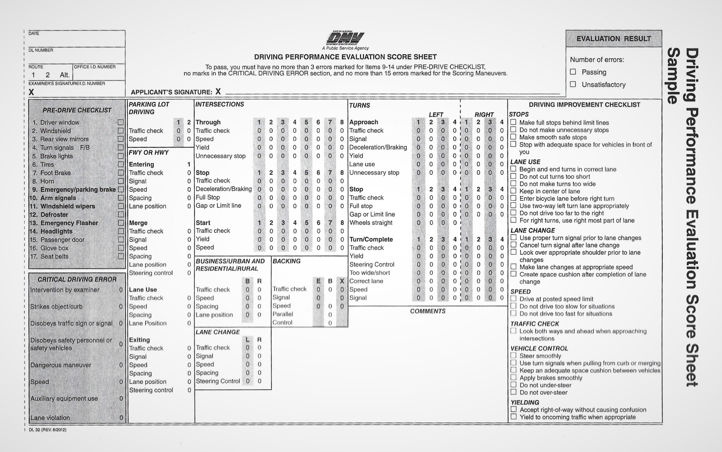 12+ Dmv Secrets For A Perfect Score