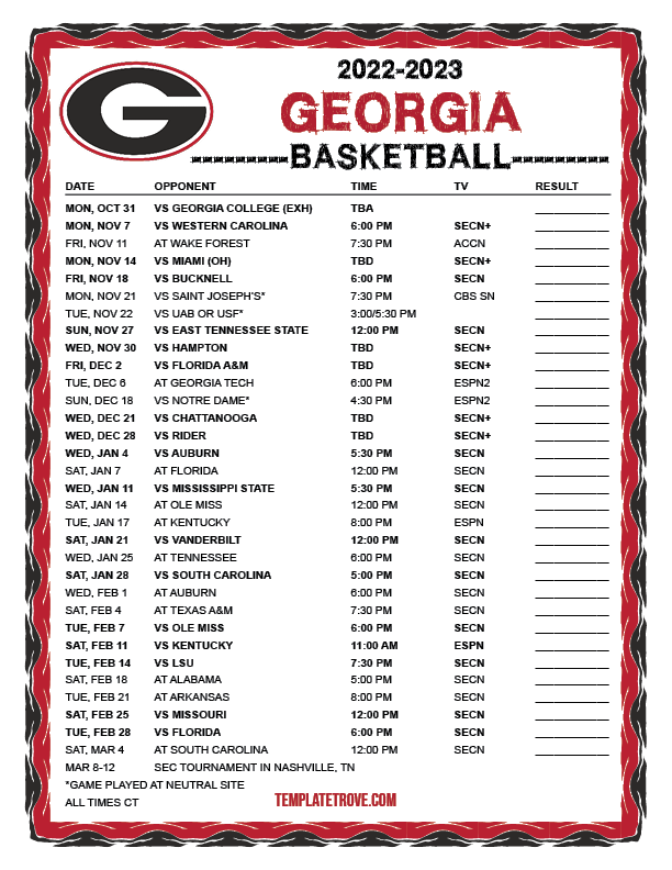 2022 23 Georgia Men S Basketball Media Guide By Georgia Bulldogs