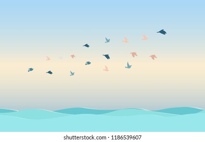 218 347 Birds Sky Sunset Images Stock Photos Vectors Shutterstock