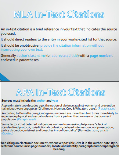 8 Apa Format Examples