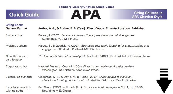 Apa Reference Generator