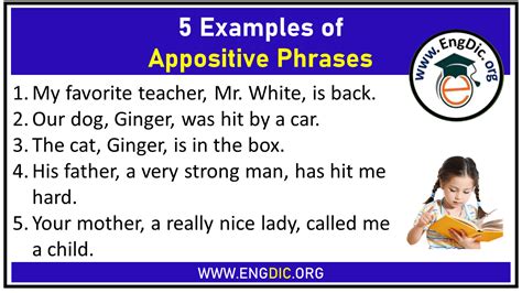 Appositive Phrase Examples