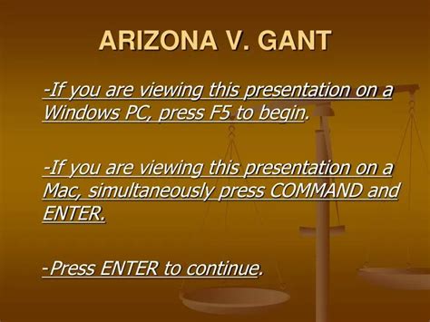 Arizona V. Gant: Know Your Rights