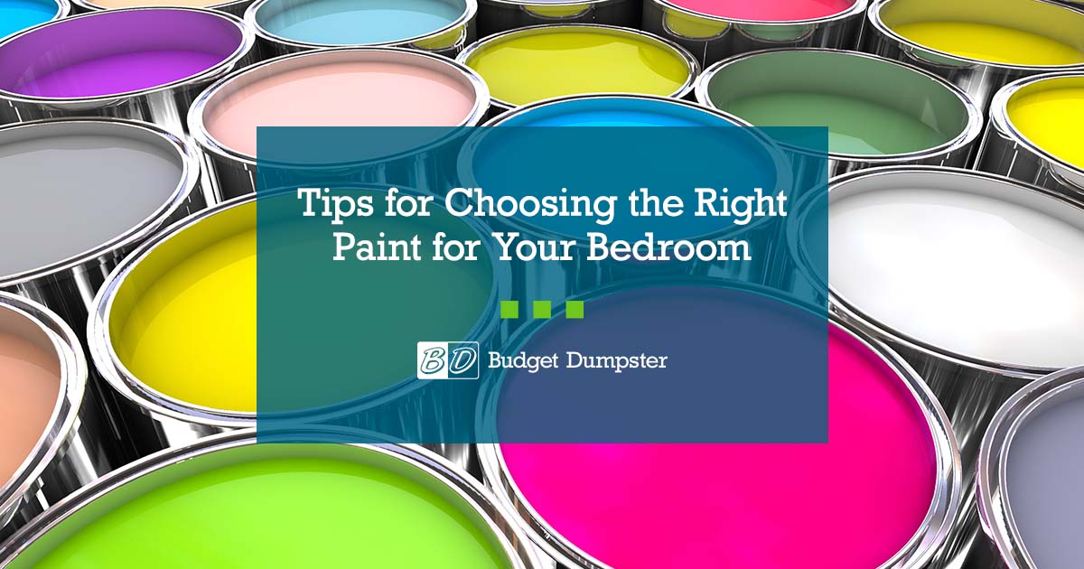 Bedroom Paint Color Ideas To Boost Your Mood Budget Dumpster