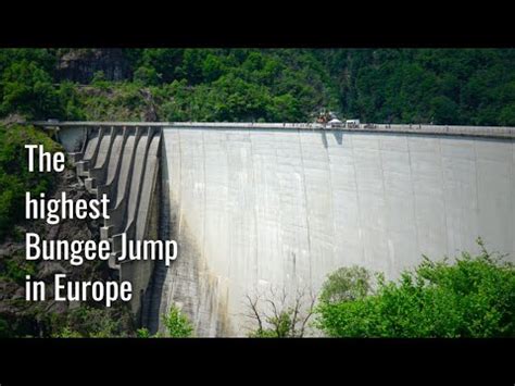 Bungee The Bond Jump Highest Bungy Jump In Europe Youtube