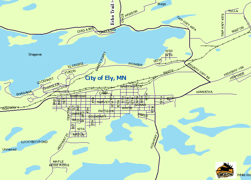 Bwca Minnesota Map