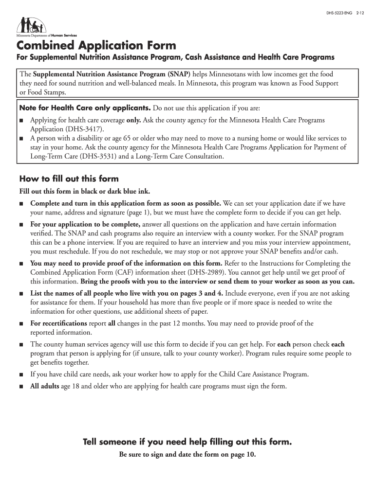 Combined Application Form Mn Complete With Ease Airslate Signnow