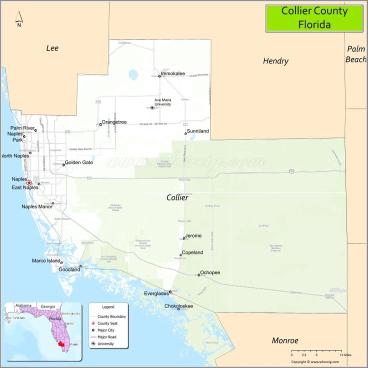 County Map Of Fl