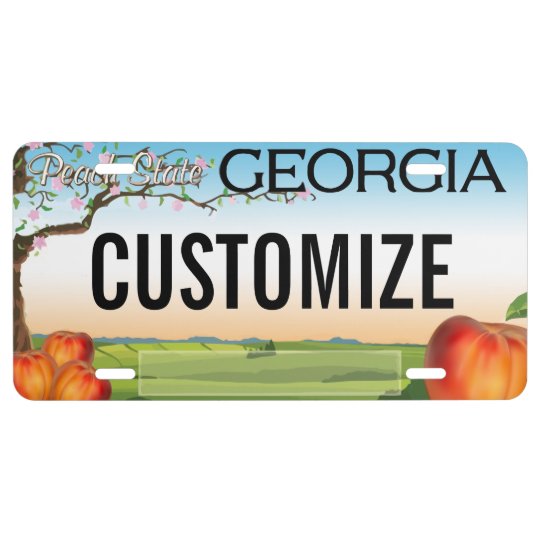 Custom License Plate Ga