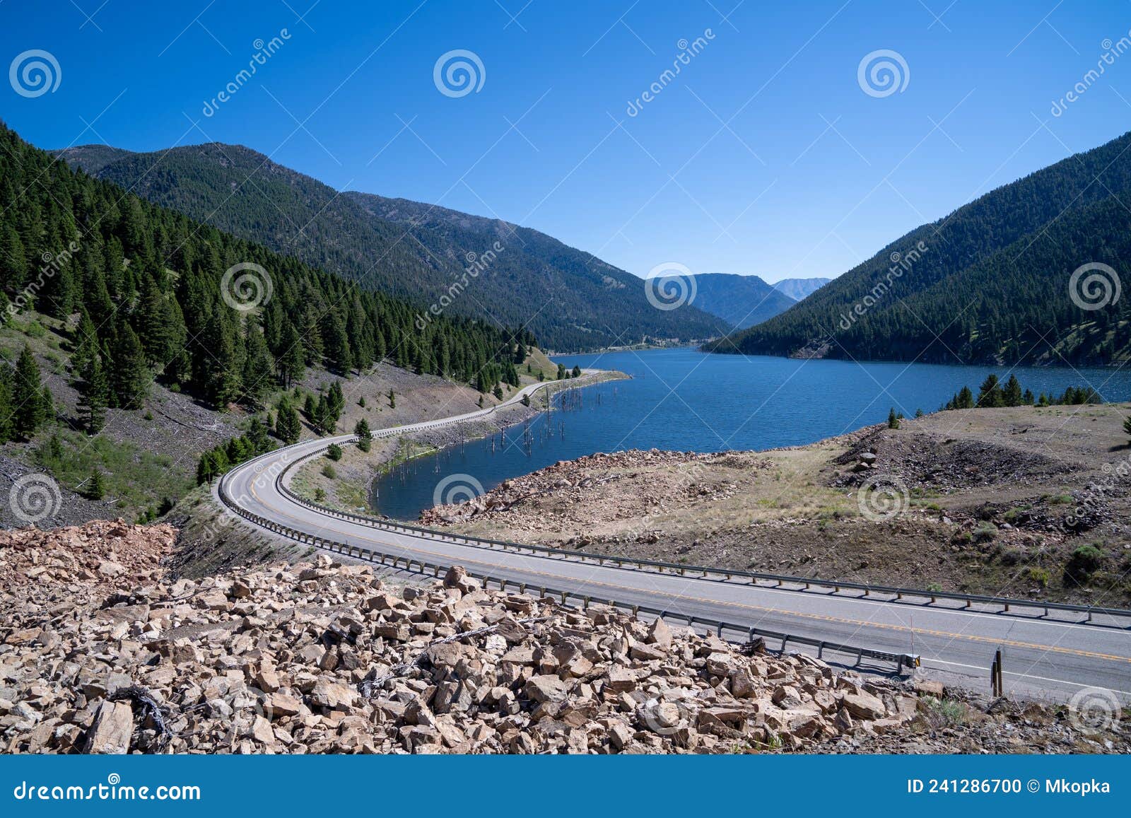 Earthquake Lake In Montana Lake Shows The Remnants Of A Darker Time