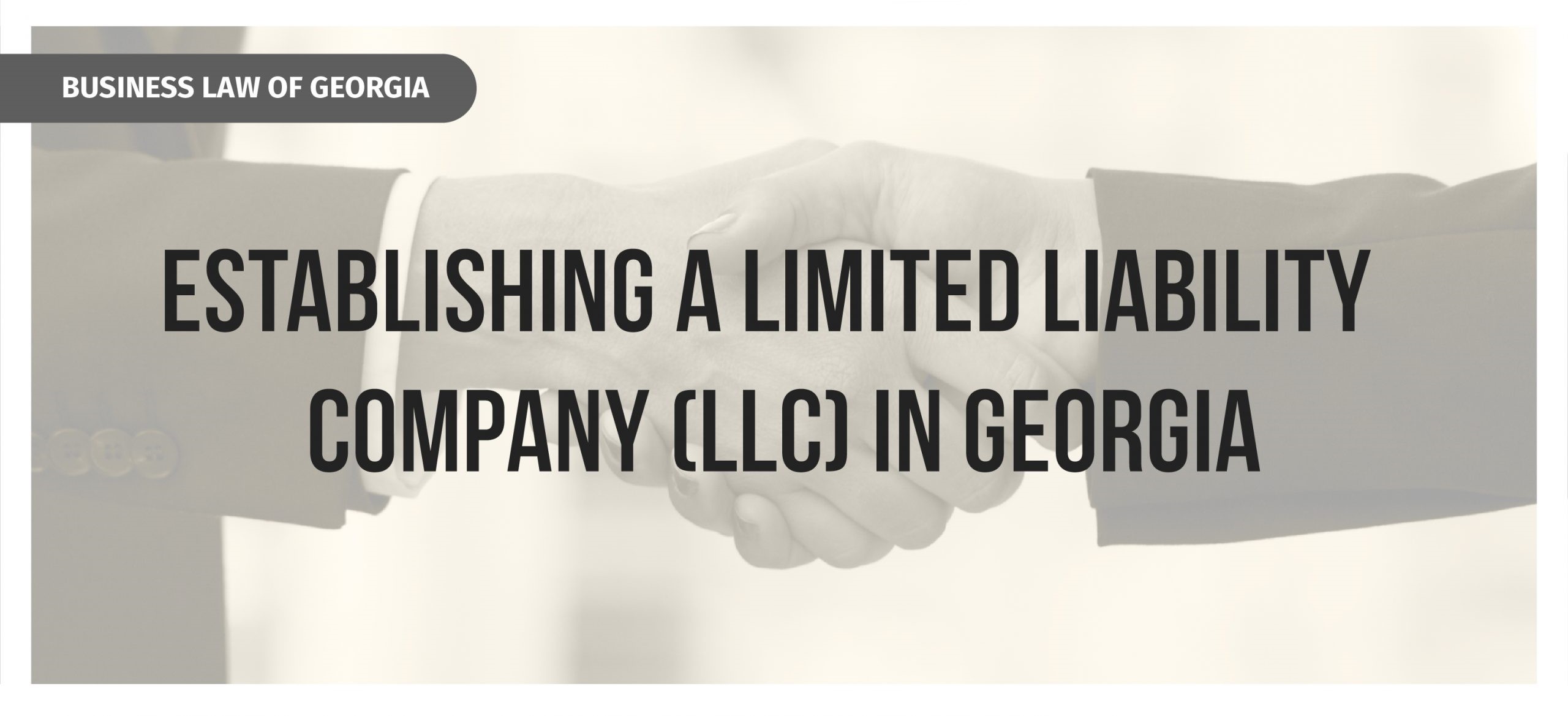 Establishing A Limited Liability Company Llc In Georgia Jgc Ge