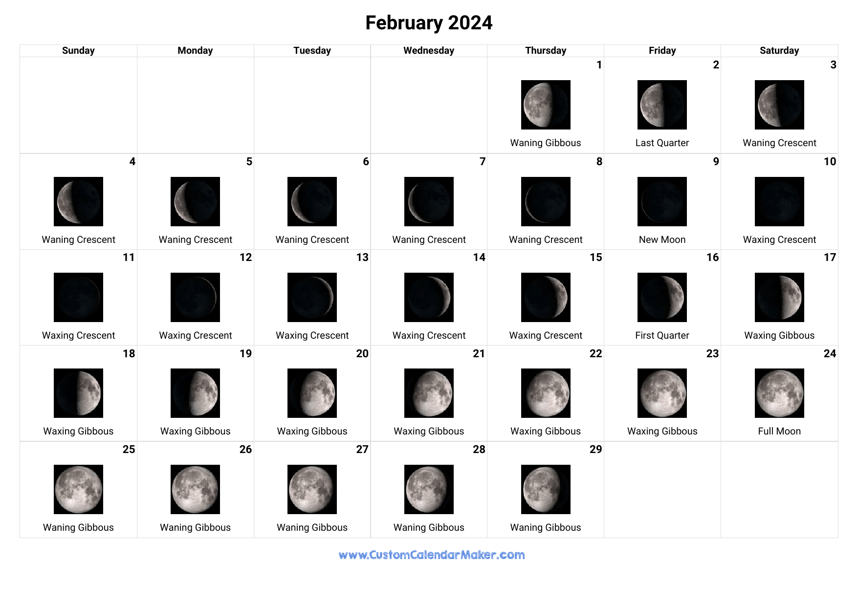 Full Moon In February 2024