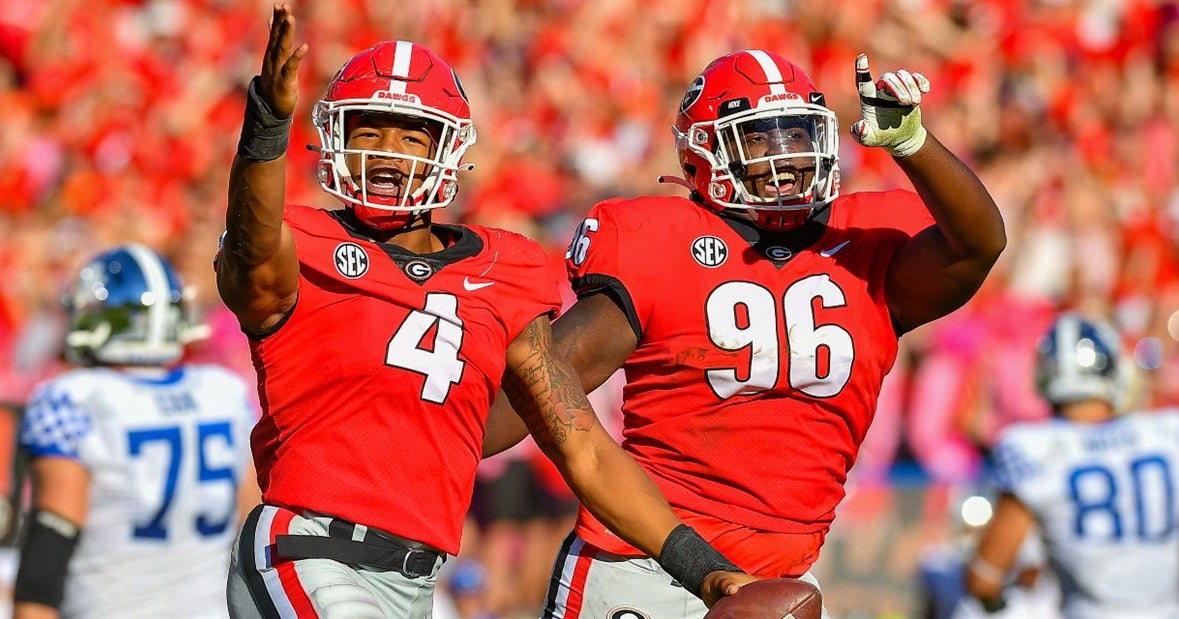 Georgia Bulldogs Defensive Line Ranked No 3 In College Football