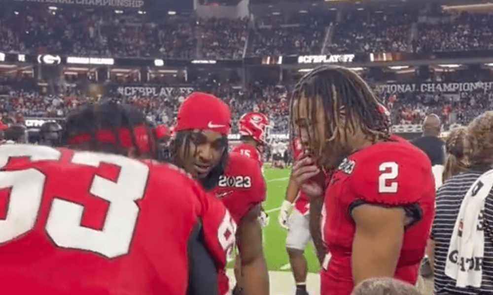 Georgia Players Were Eating Wings From Suite During Cfp Win Over Tcu