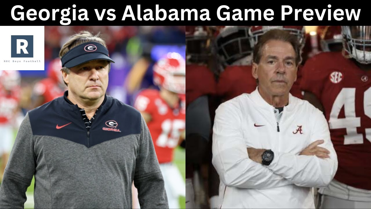 Georgia Vs Alabama Game Preview College Football Game Predictions Win Big Sports