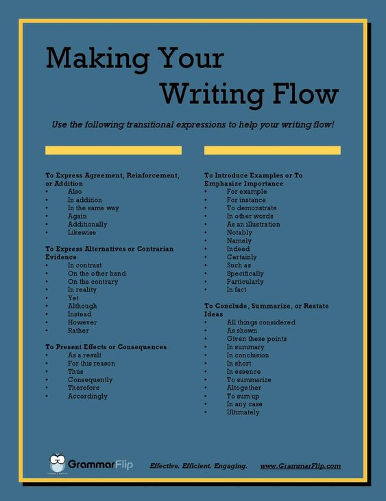 Good Transition Words: Improve Your Writing Flow