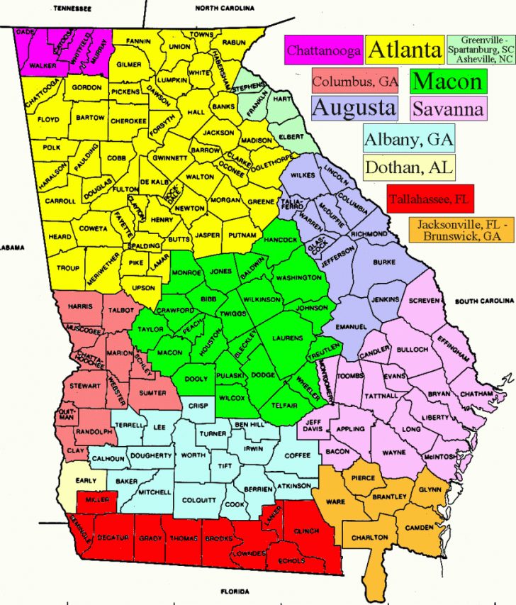 Greater Atlanta Zip Code Map