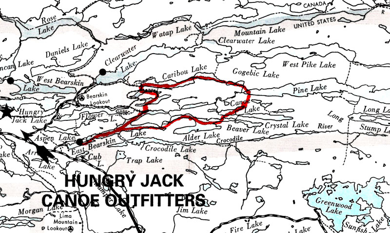 Gunflint Trail Bwcaw Route Planning Hungry Jack Outfitters