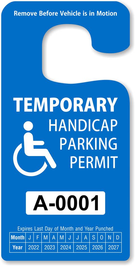 Handicap Parking Permit