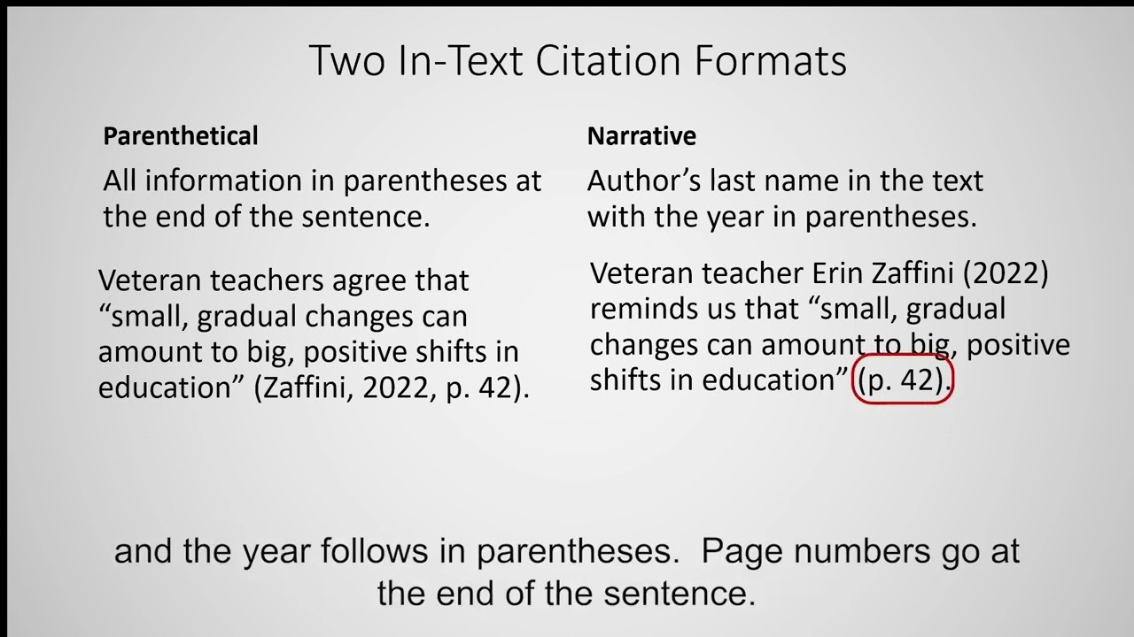 How To Cite A Website In Apa Style Youtube