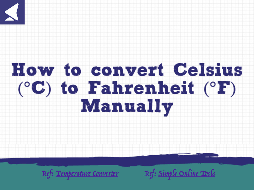 How To Convert Celsius C To Fahrenheit F Manually 2Dd