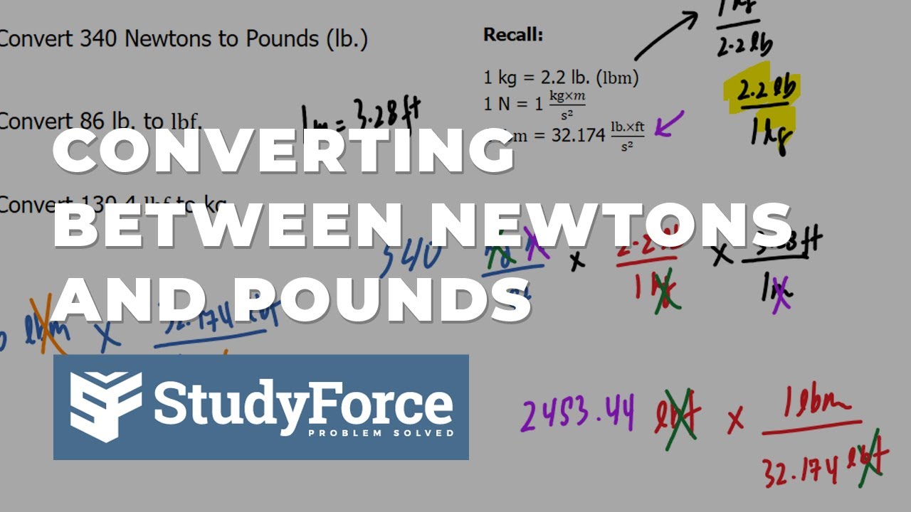 How To Convert Newton Meter To Foot Pound Youtube