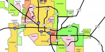 How To Read Phoenix Metro Area Map? Simple Directions