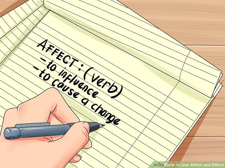 How To Use Affect And Effect Properly 7 Steps With Pictures