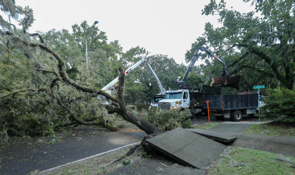 Hurricane Helene Savannah Ga