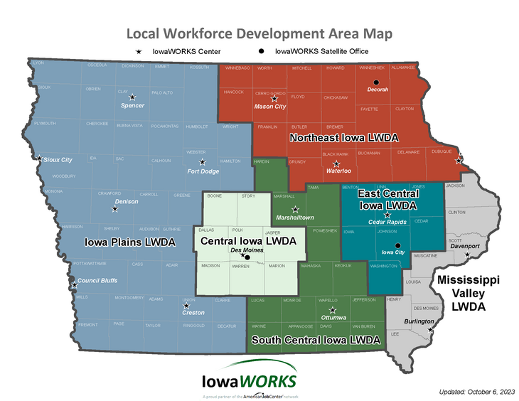 Iowa Workforce Development Additional County Eligible To Apply For