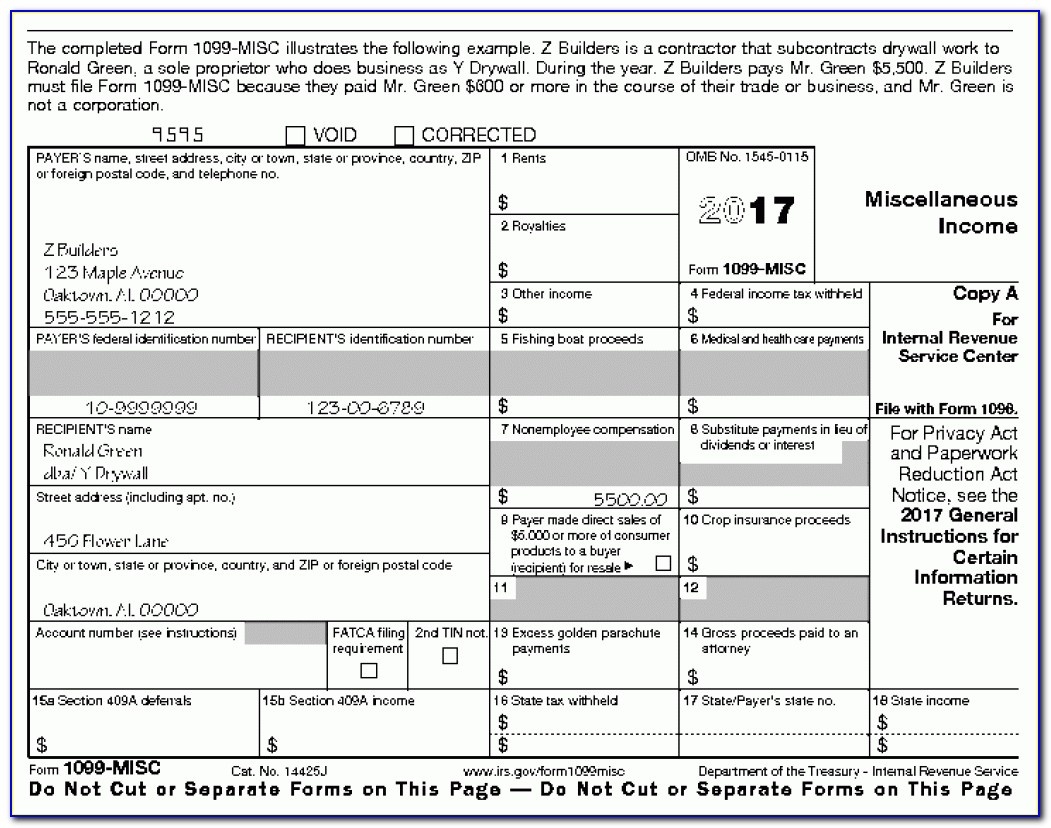 Irs Form 1099 Reporting For Small Business Owners