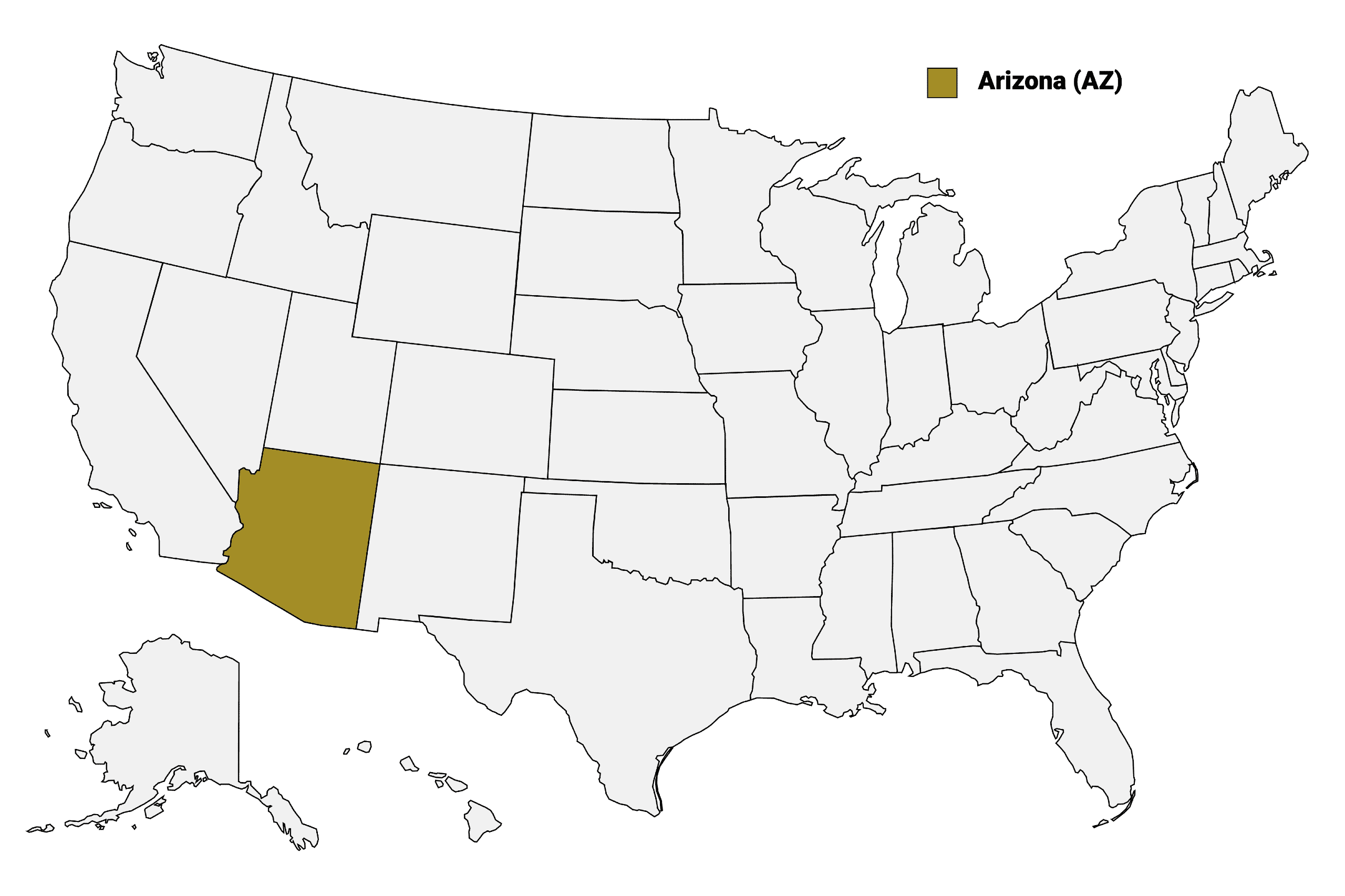 Map Of Arizona Counties