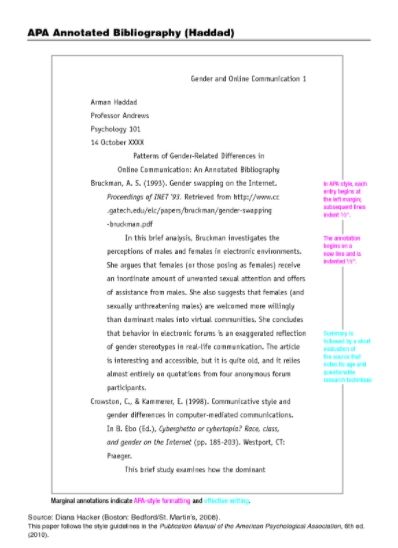 Of An Apa Paper 28 Example Format How To Write Pdf