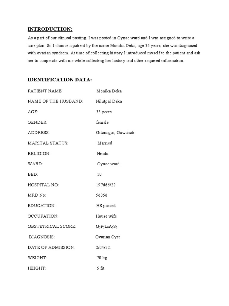 Ovarian Cyst Icd 10