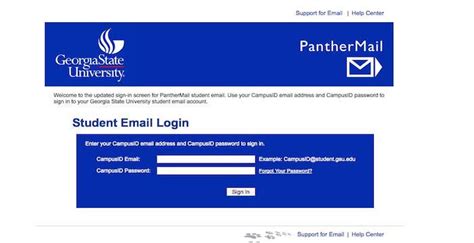 Panther Mail Gsu: Easy Access To Your University Account