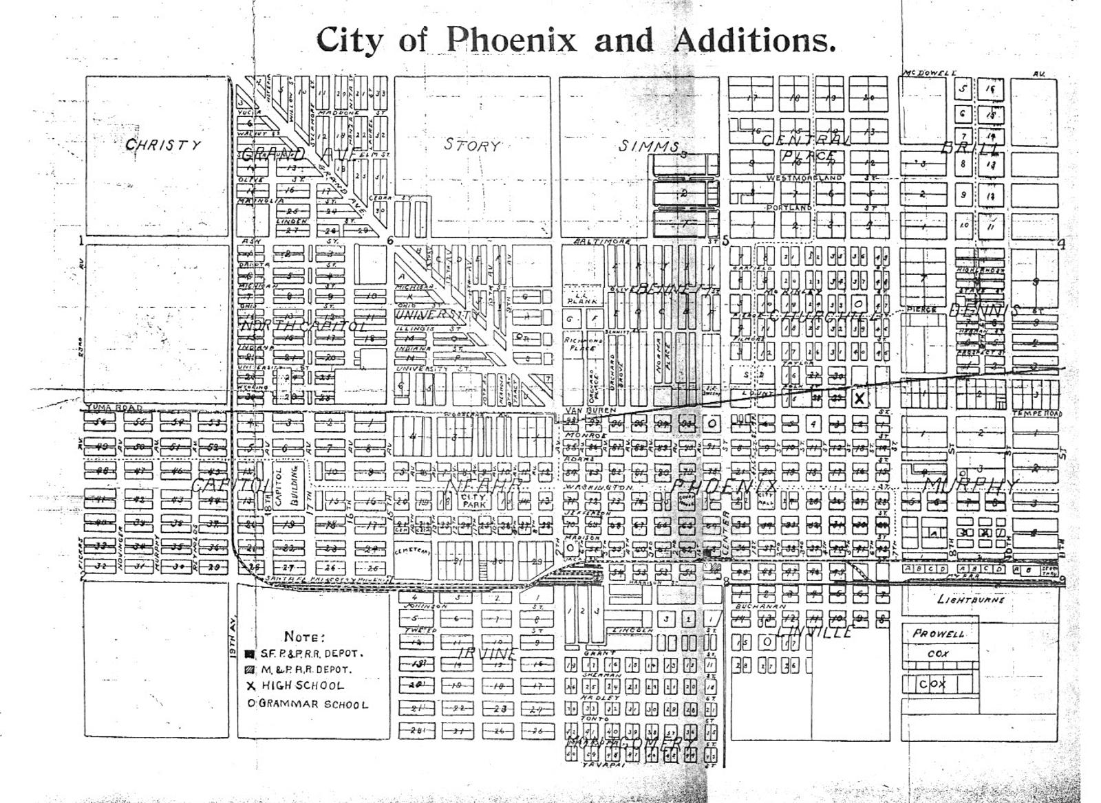 Phoenix Metro Map Travelsfinders Com