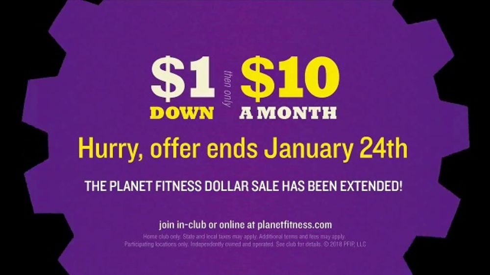 Planet Fitness 1 Down Promo Code 2024 Pen Katrine