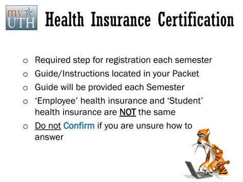 Ppt Health Insurance Certification Powerpoint Presentation Free