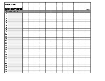 Printable Teacher Grading Scale Chart