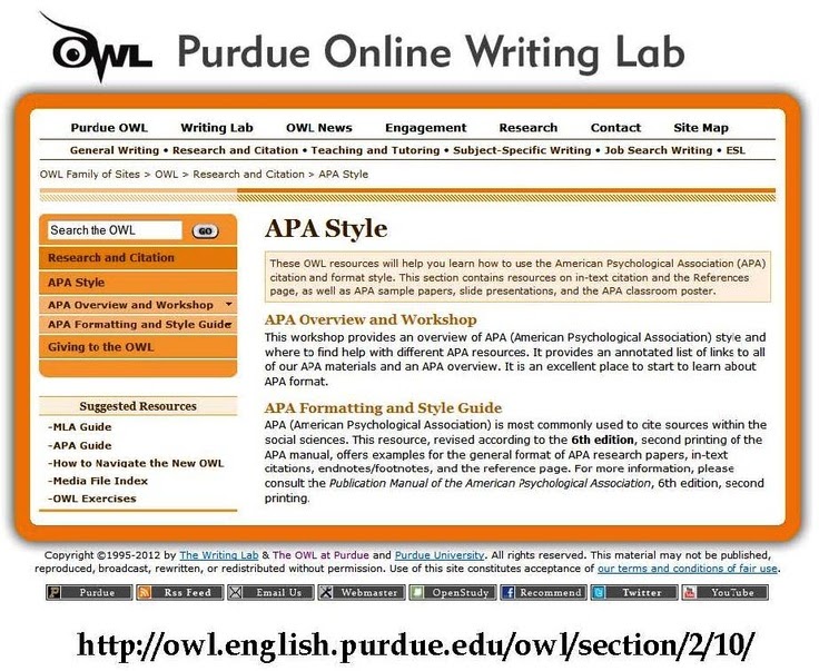 Purdue Apa Generator: Cite Sources Easily