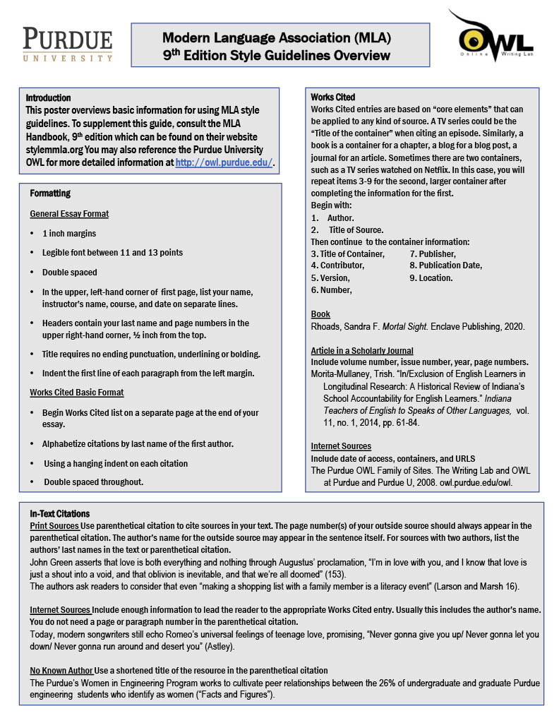 Purdue Owl Citation Maker: Easy Formatting Solutions