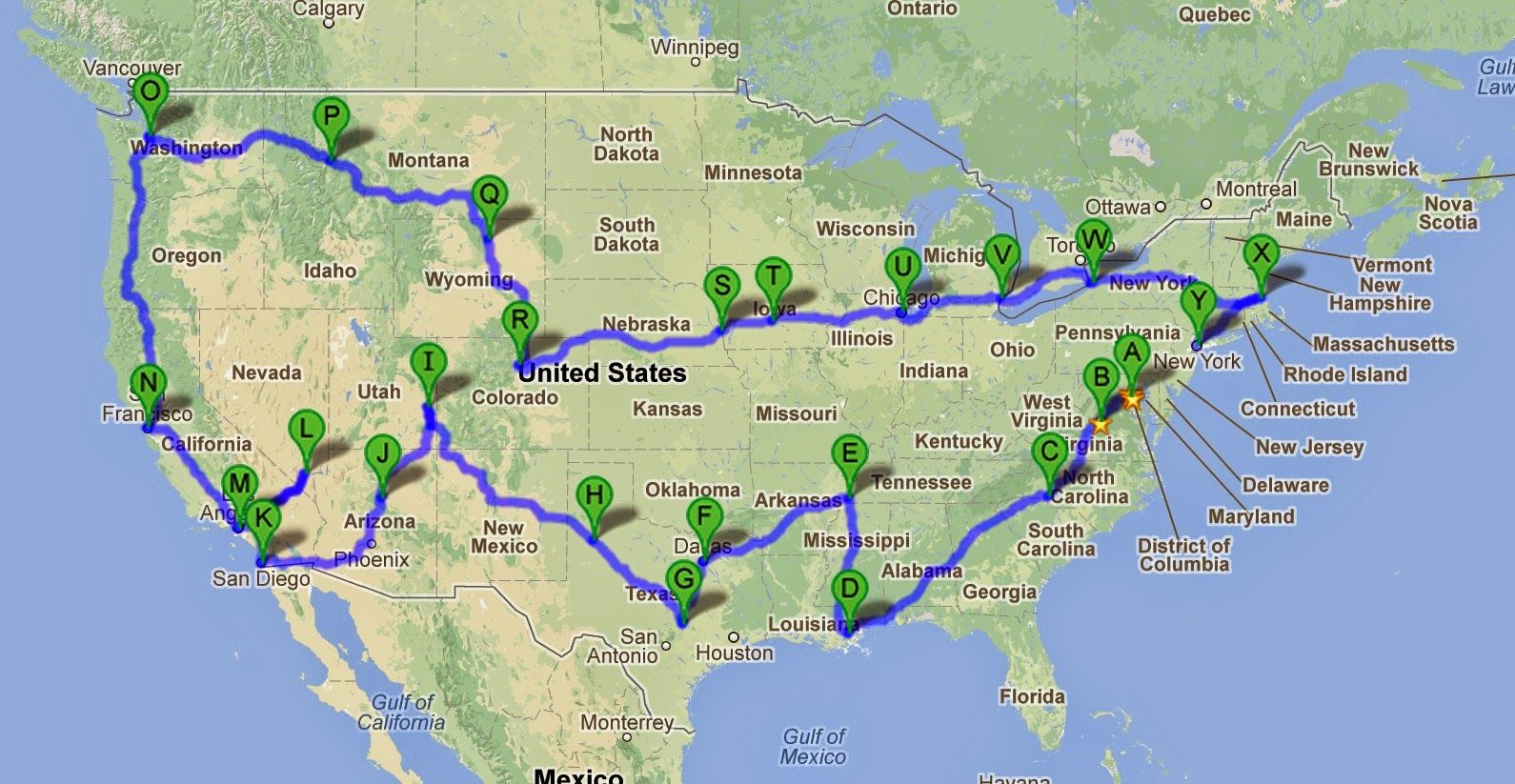 Road Map Usa: Plan Your Trip