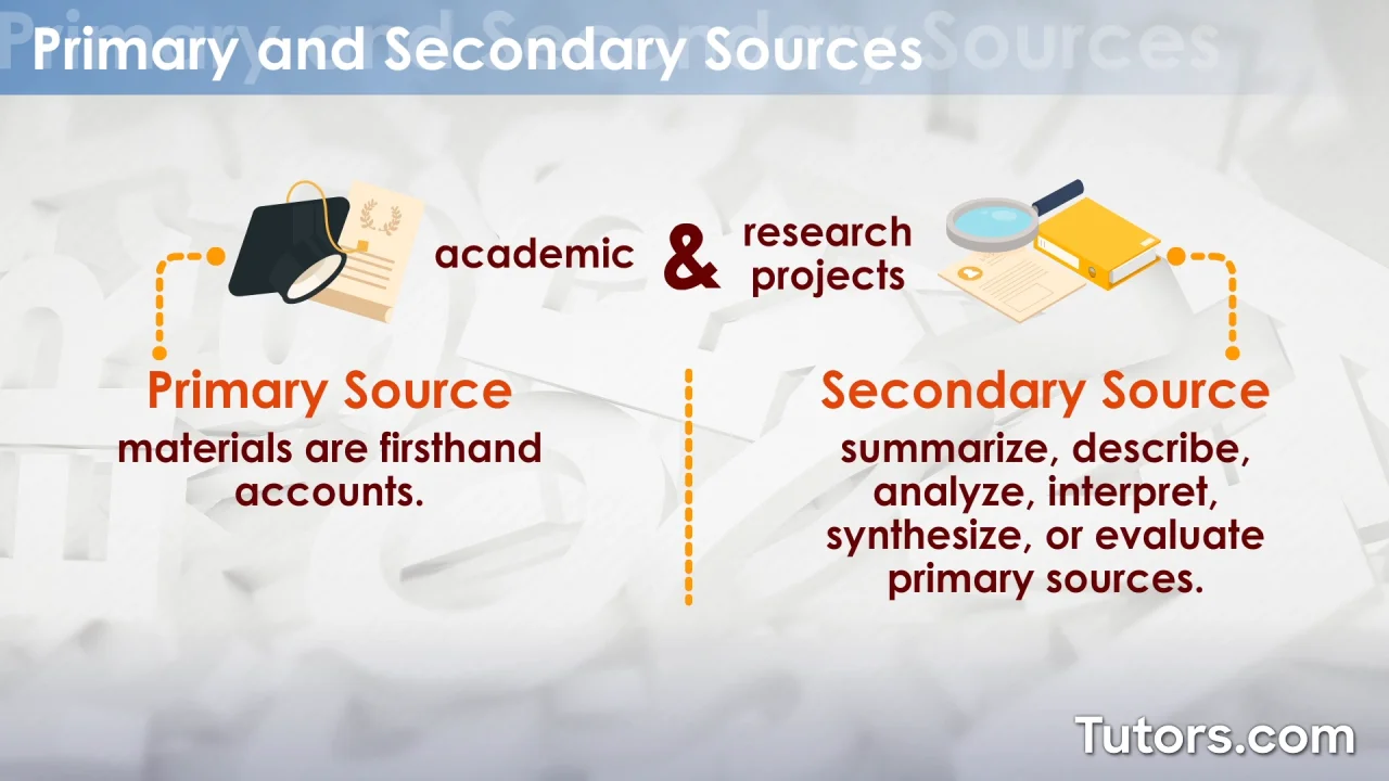 Secondary Sources: Find Accurate Information Fast