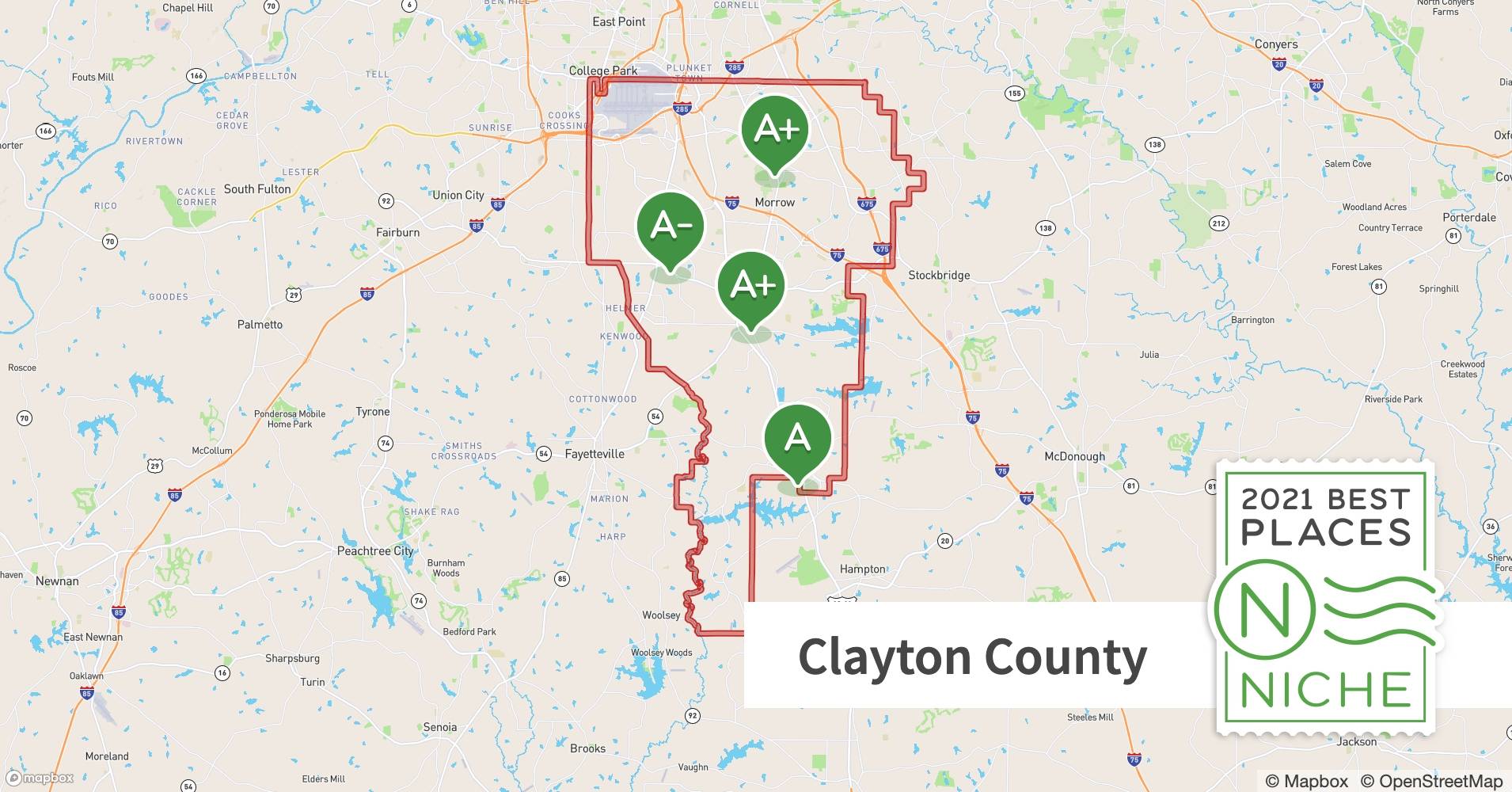 The Safest And Most Dangerous Places In Clayton County Ga Crime Maps