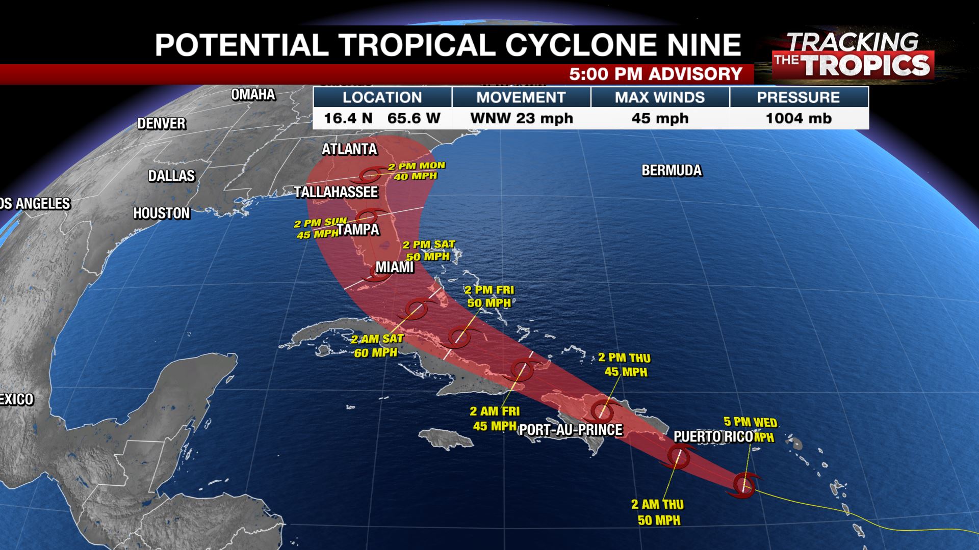 Tropical Cyclone 9: Tracking Guide