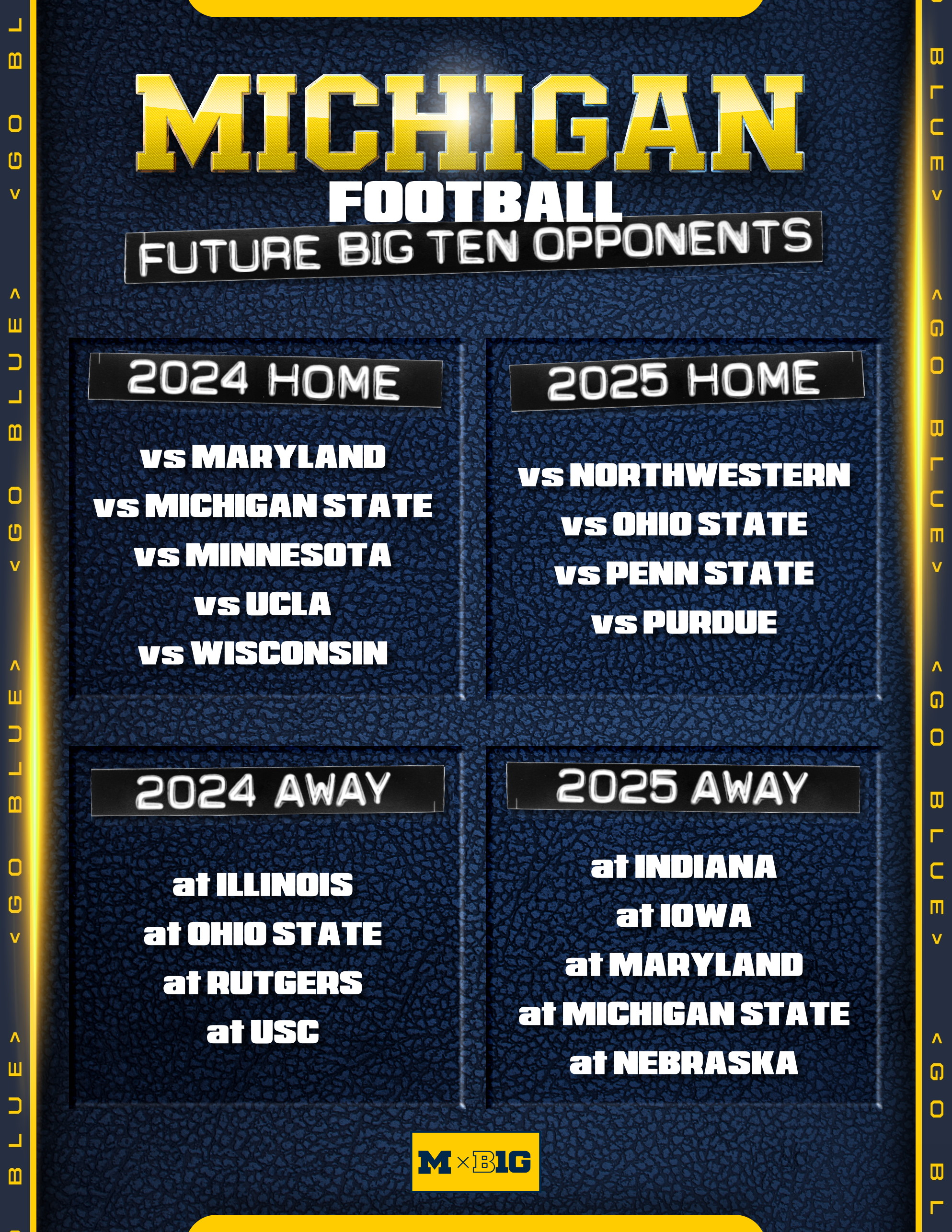 Univ Of Mich 2024 Football Schedule Lanie Mirelle