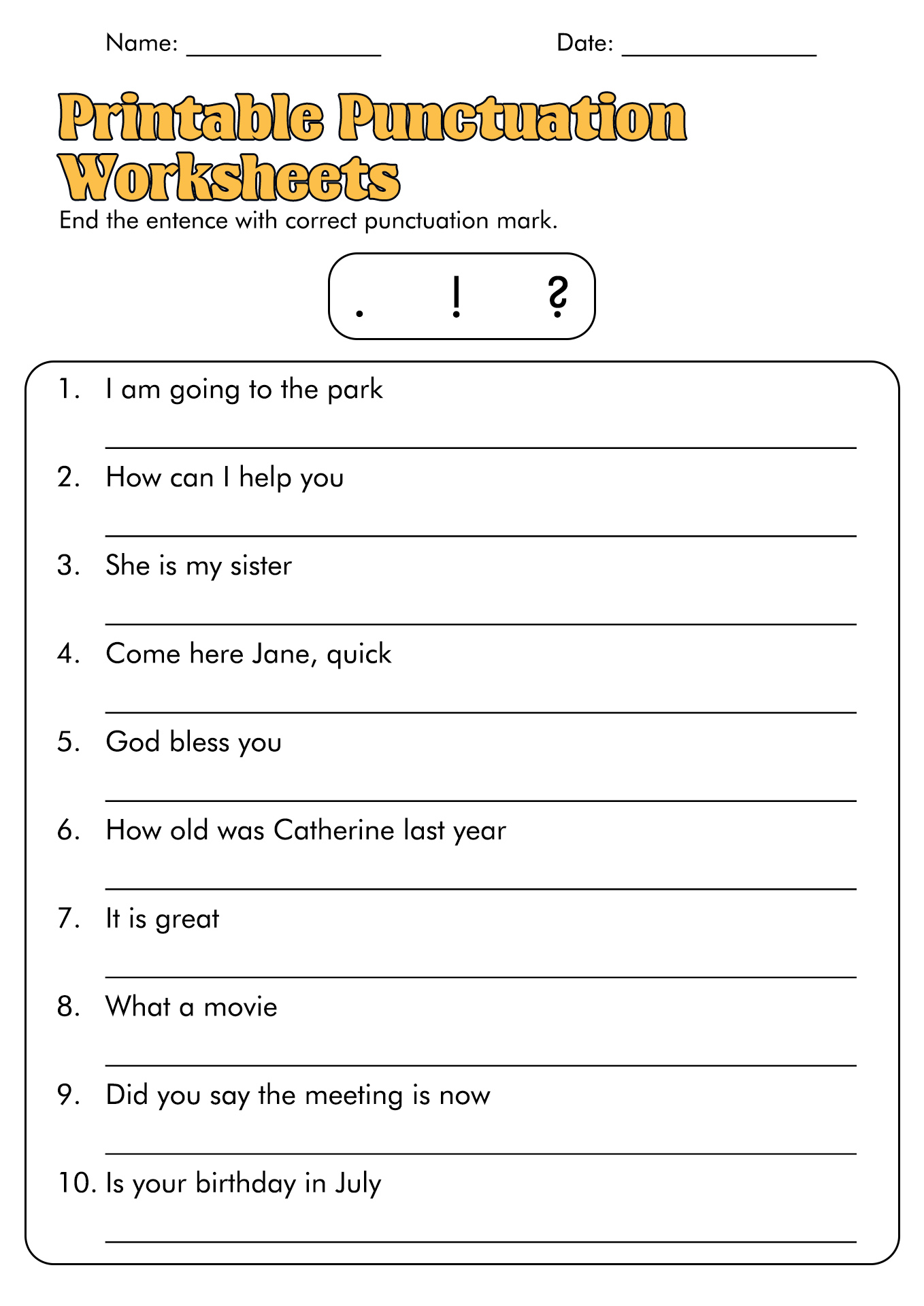 Using Quotation Marks Worksheets Punctuation Activities