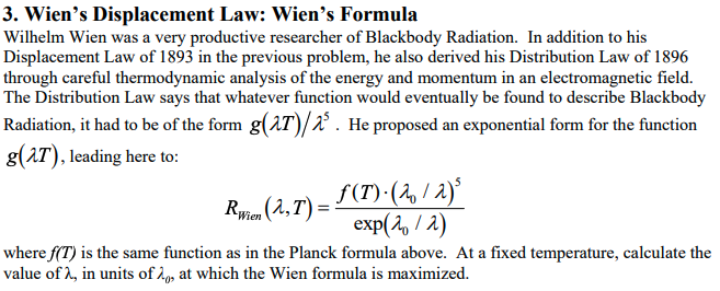 Wien S Displacement Law Statement Formula And Application