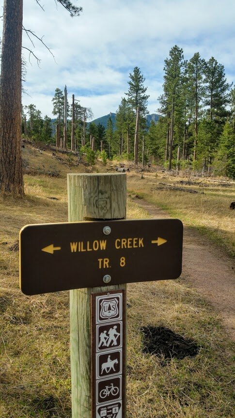 Willow Creek Trailhead Black Hills Hiking Biking And More