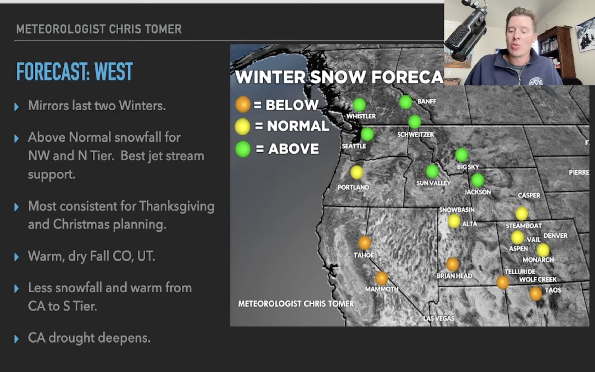 Winter Weather Forecast For 2022 2023 For Skiers And Snowboarders